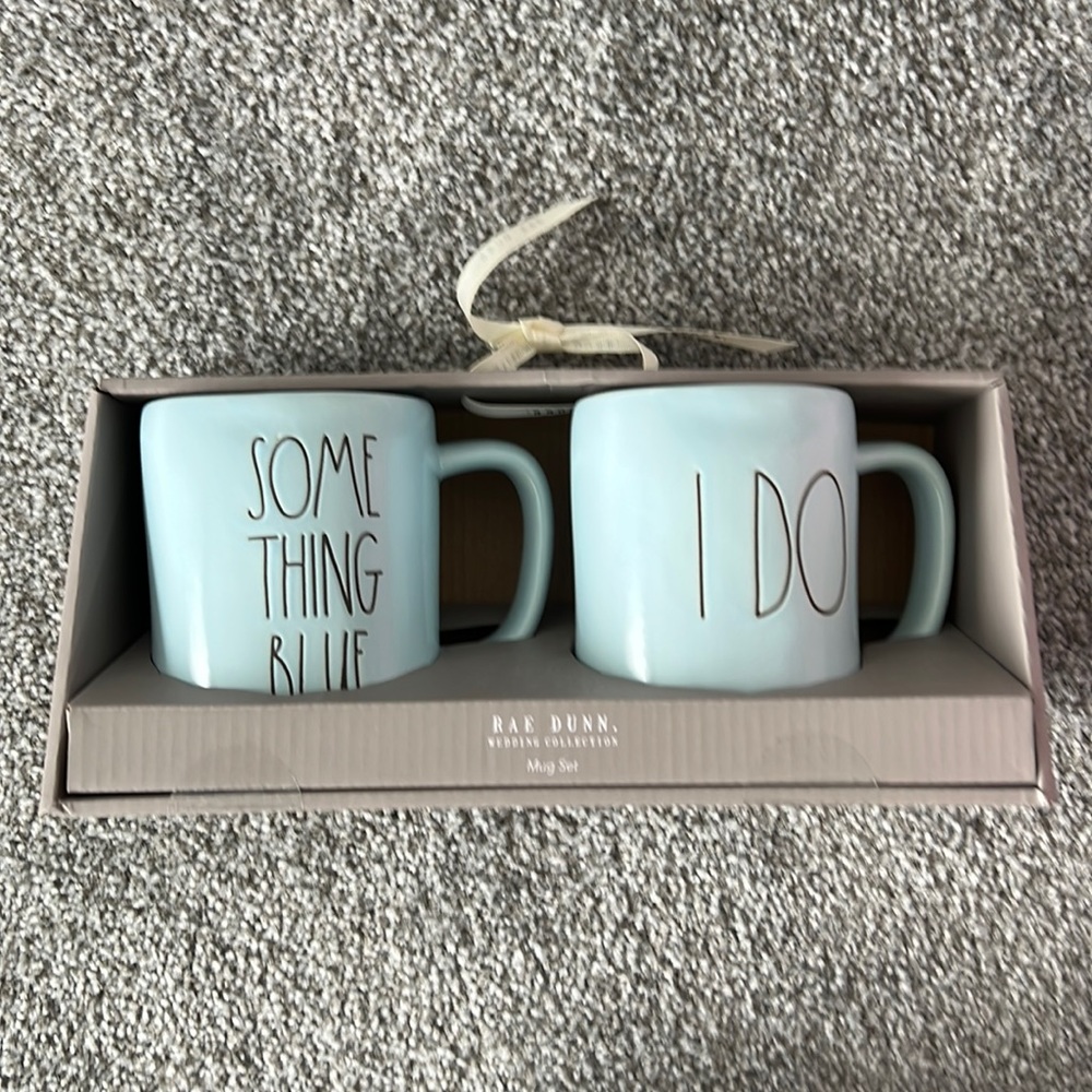 Rae Dunn wedding/engagement mug set